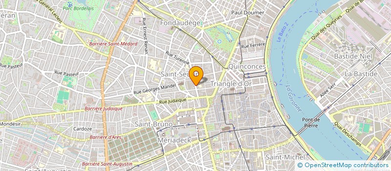 localisation de l'entreprise SCI N.MAHLER-BESSE  BORDEAUX