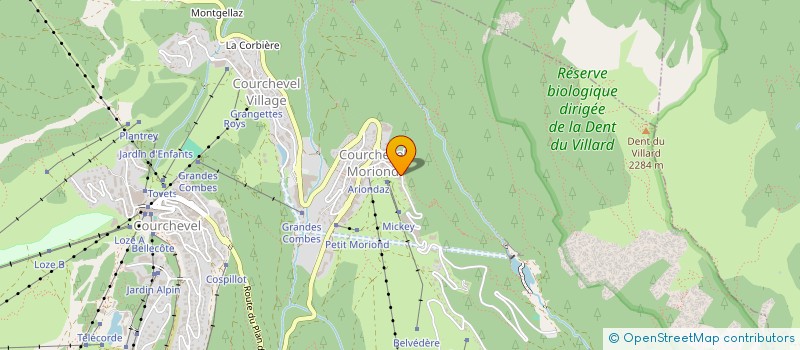 localisation de l'entreprise SCI N N à COURCHEVEL