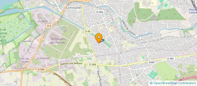 localisation de l'entreprise SCI N&N  MARIGNANE