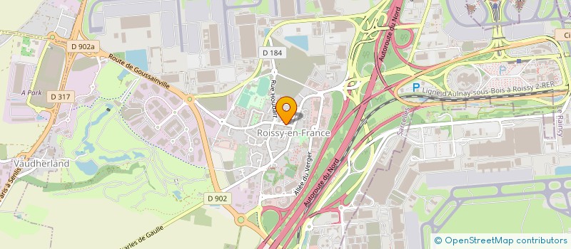 localisation de l'entreprise SCI N.N. RUE CHALOT  ROISSY-EN-FRANCE