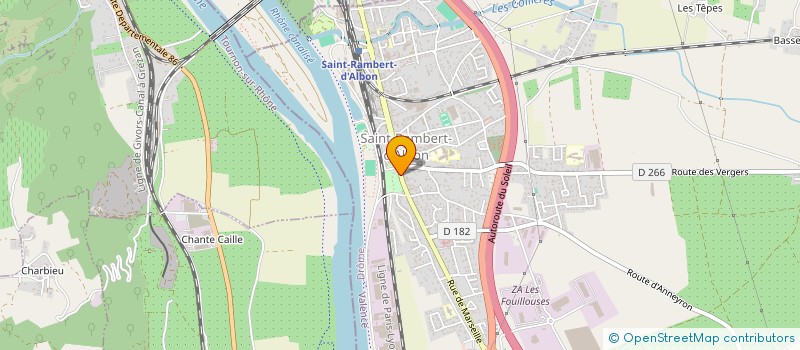 localisation de l'entreprise SCI N.O.C.B  MILLERY