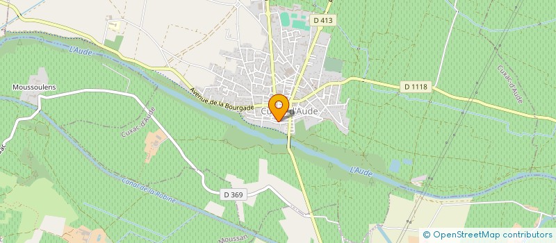 localisation de l'entreprise SCI N.P.  CUXAC-D'AUDE