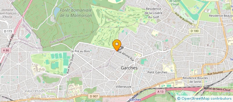 localisation de l'entreprise SCI N & P à GARCHES