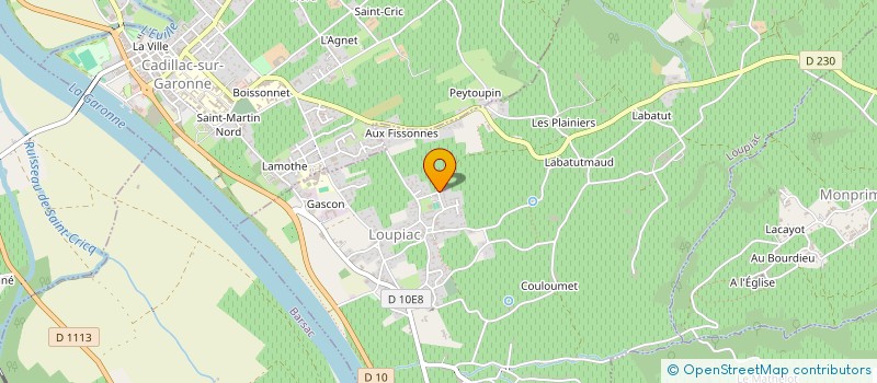 localisation de l'entreprise SCI N.P.G  LOUPIAC