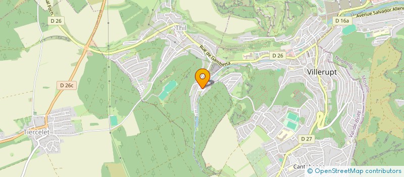 localisation de l'entreprise SCI N P G  THIL