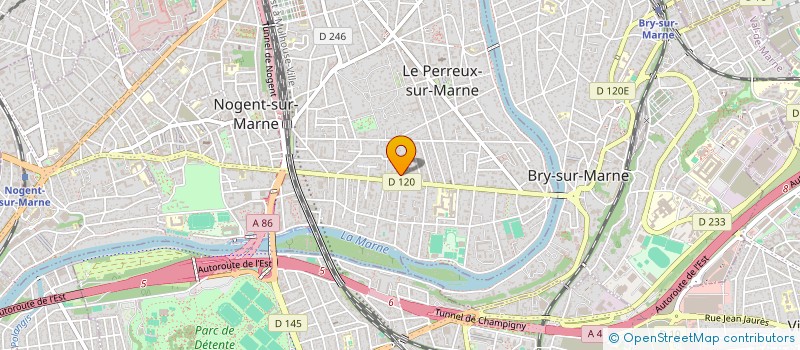 localisation de l'entreprise SCI N.P.J à LE PERREUX-SUR-MARNE