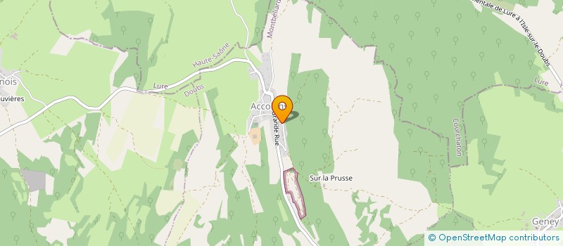 localisation de l'entreprise SCI N.P.T  ACCOLANS