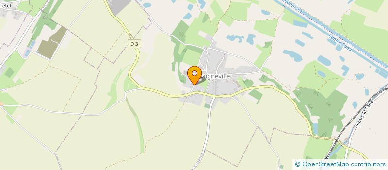 localisation de l'entreprise SCI N-R DENTAIRE  SAIGNEVILLE