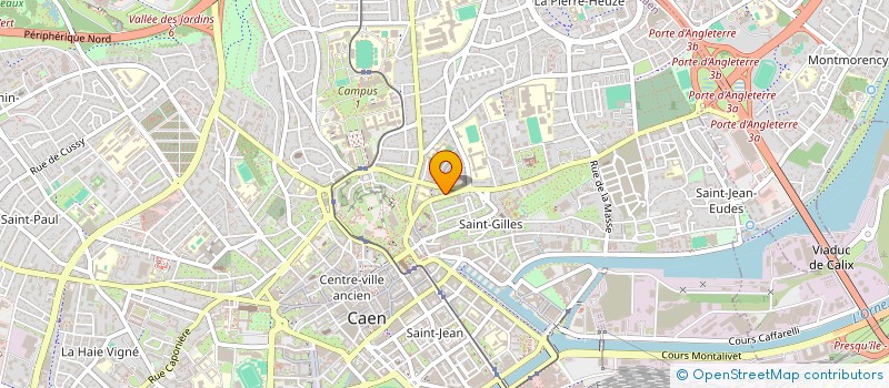 localisation de l'entreprise SCI N R J à CAEN