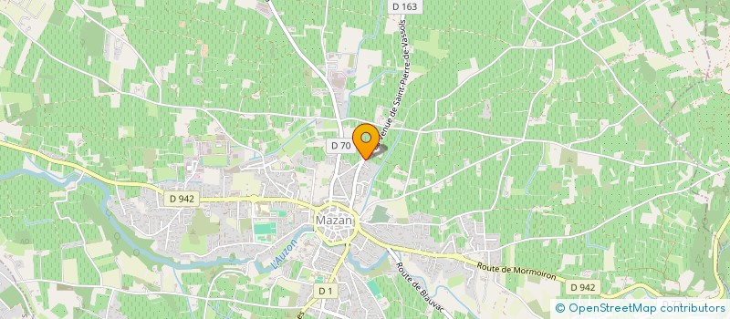 localisation de l'entreprise SCI N R J P  MAZAN