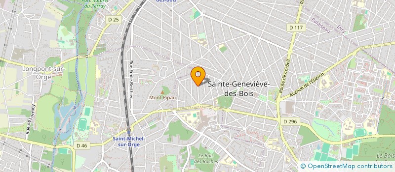 localisation de l'entreprise SCI N.R.M. à SAINTE-GENEVIEVE-DES-BOIS