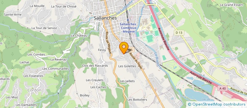 localisation de l'entreprise SCI N.R.M. à SALLANCHES