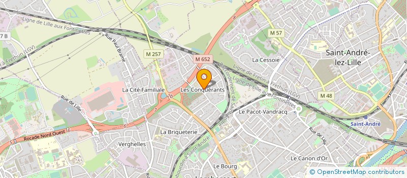 localisation de l'entreprise SCI N R W à LAMBERSART