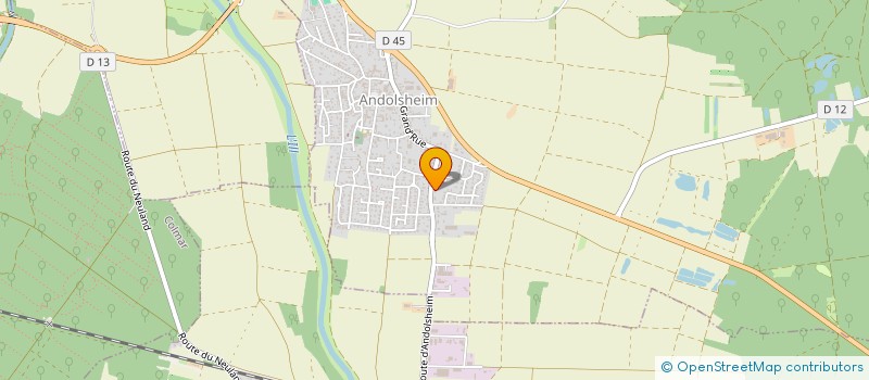 localisation de l'entreprise SCI N.S.  ANDOLSHEIM