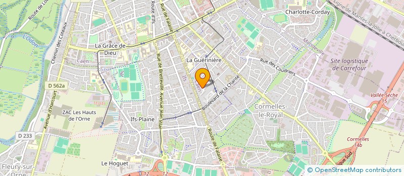 localisation de l'entreprise SCI N.S.I. à CAEN