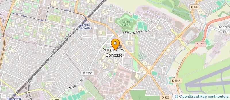 localisation de l'entreprise SCI N.S.I à GARGES-LES-GONESSE