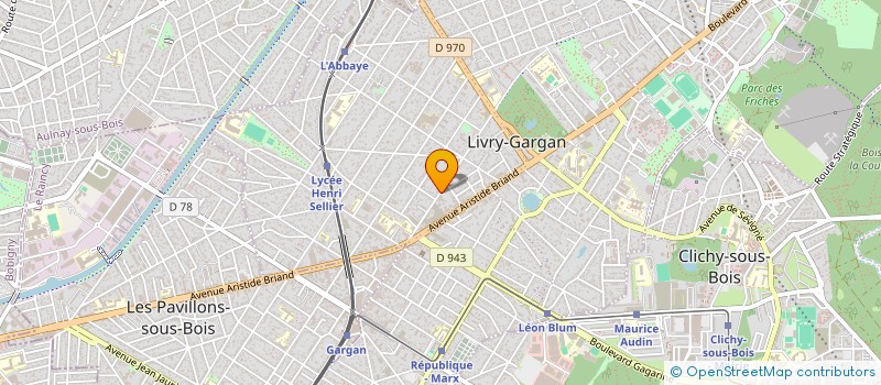 localisation de l'entreprise SCI N.S IMMO à LIVRY-GARGAN