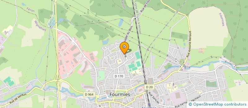 localisation de l'entreprise SCI N-T-A  FOURMIES