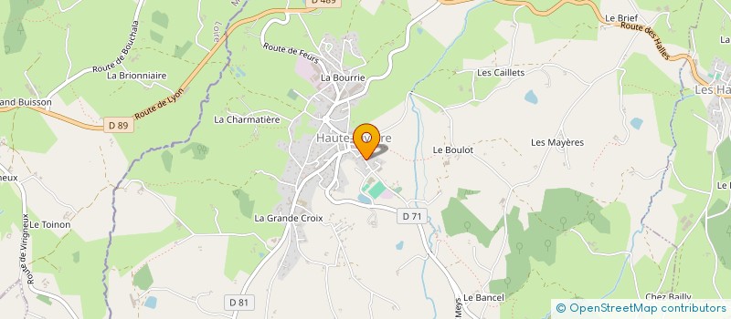 localisation de l'entreprise SCI N.V.H.  HAUTE-RIVOIRE