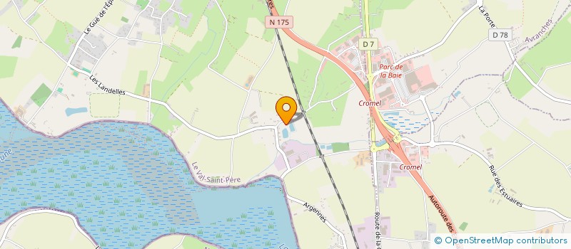 localisation de l'entreprise SCI N.V.M.  LE VAL-SAINT-PERE