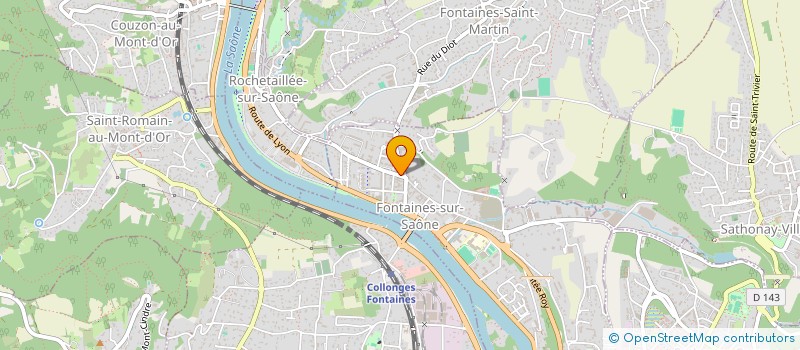 localisation de l'entreprise SCI N.V.R.D.  FONTAINES-SUR-SAONE