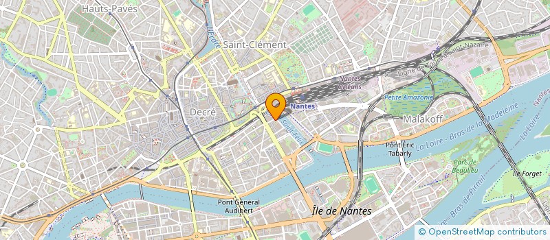 localisation de l'entreprise SCI N.W.T. à NANTES