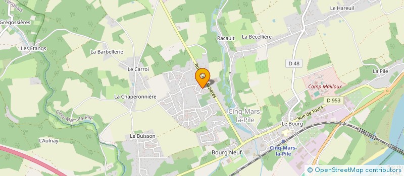 localisation de l'entreprise SCI N'YMMO  CINQ-MARS-LA-PILE