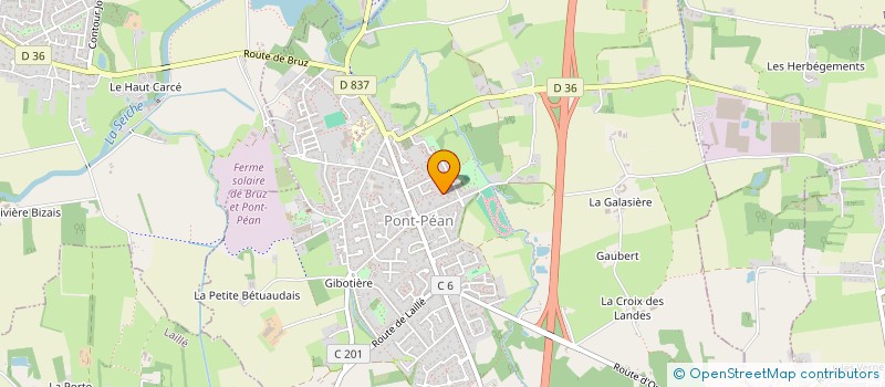 localisation de l'entreprise SCI N2J  PONT-PEAN