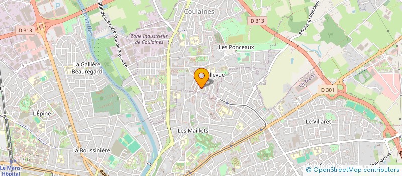 localisation de l'entreprise SCI N2LIFE  COULAINES