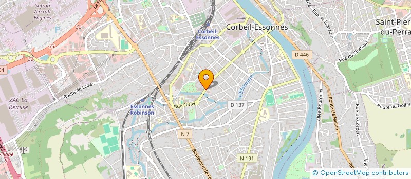 localisation de l'entreprise SCI N2MA à CORBEIL-ESSONNES