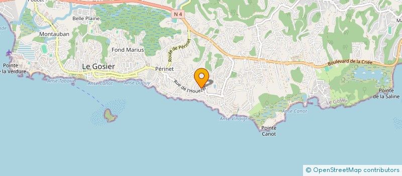 localisation de l'entreprise SCI N2RD INVESTISSEMENTS à LE GOSIER