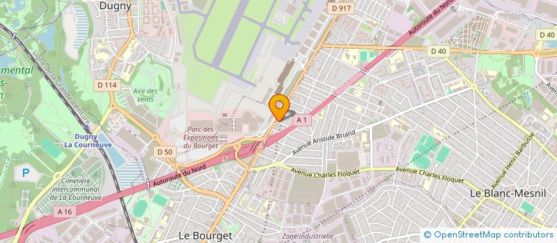 localisation de l'entreprise SCI N3 H SEVEN à LE BLANC-MESNIL