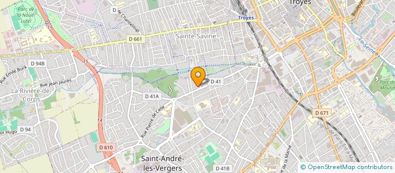 localisation de l'entreprise SCI N3A  SAINT-ANDRE-LES-VERGERS