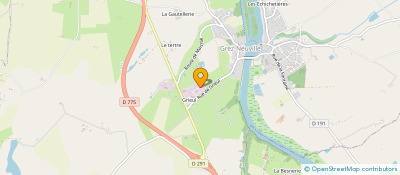 localisation de l'entreprise SCI N3C à GREZ-NEUVILLE