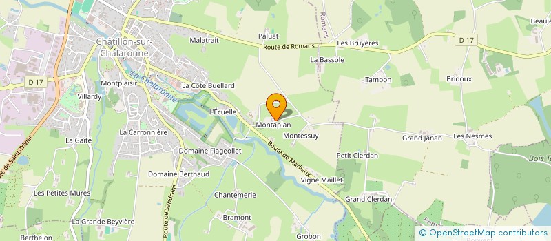 localisation de l'entreprise SCI N3D  CHATILLON-SUR-CHALARONNE