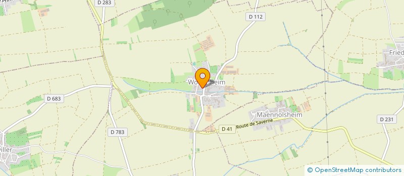 localisation de l'entreprise SCI N3H  SAVERNE