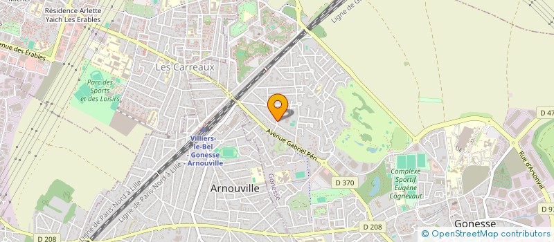 localisation de l'entreprise SCI N3S INVEST  GONESSE