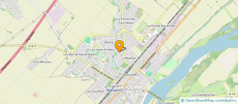localisation de l'entreprise SCI N4  BEAUGENCY