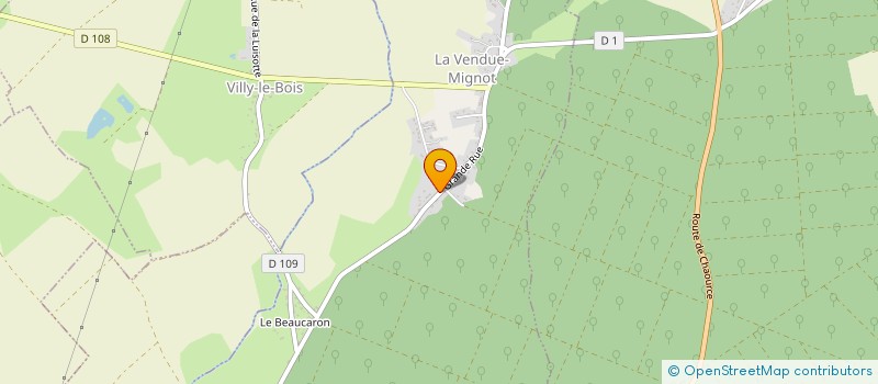 localisation de l'entreprise SCI N4F  LA VENDUE-MIGNOT