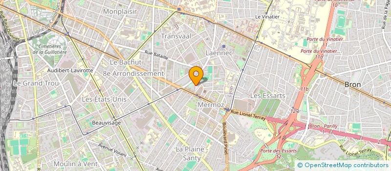 localisation de l'entreprise SCI N5 INVEST  LYON