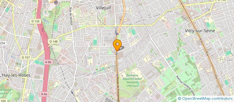 localisation de l'entreprise SCI N7  VILLEJUIF