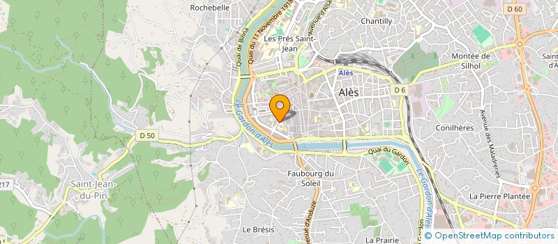 localisation de l'entreprise SCI NA.AN.ISS  ALES