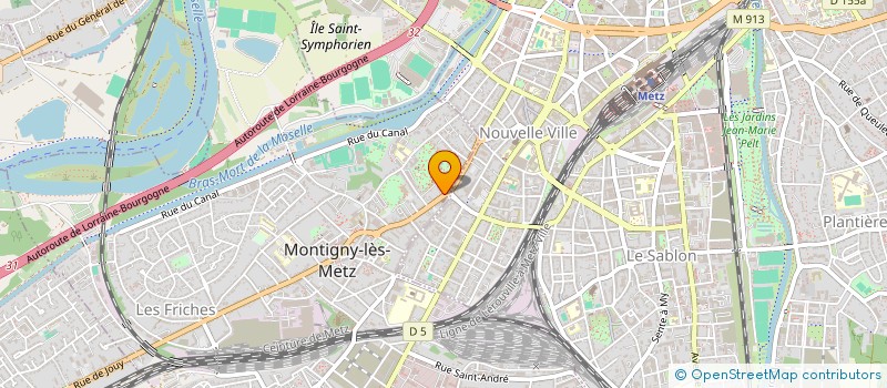 localisation de l'entreprise SCI NA-DA à MONTIGNY-LES-METZ