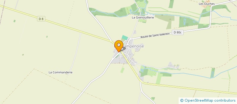 localisation de l'entreprise SCI NA.DI à LA CHAMPENOISE