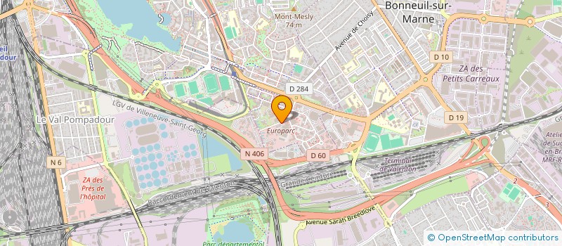 localisation de l'entreprise SCI NA NAH à CRETEIL