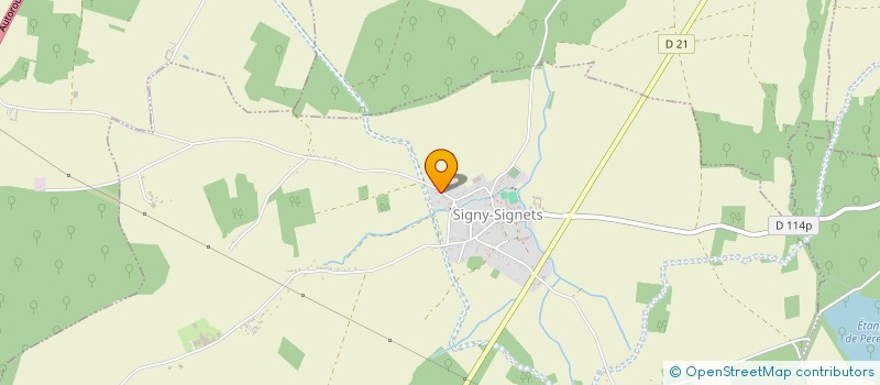 localisation de l'entreprise SCI NA-VA  SIGNY-SIGNETS