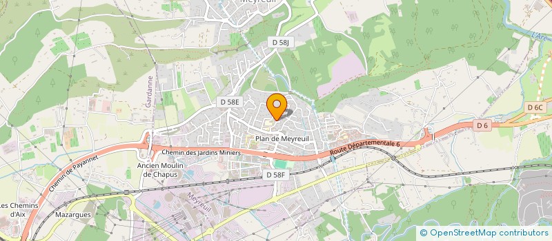 localisation de l'entreprise SCI NA2M  MEYREUIL