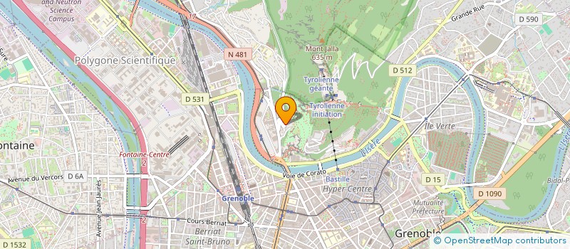 localisation de l'entreprise SCI NA2S RJSW à GRENOBLE