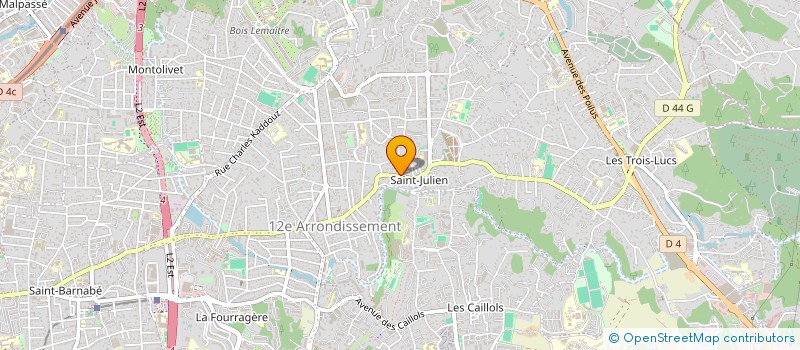 localisation de l'entreprise SCI NAB ET ASSOCIES à MARSEILLE