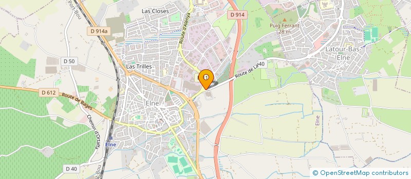 localisation de l'entreprise SCI NABA  ELNE
